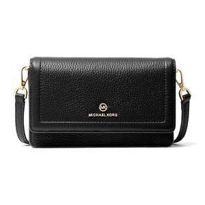 Michael Kors Black Jet Set Charm Phone Crossbody Purse